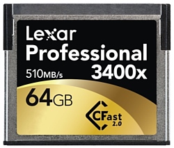Lexar Professional 3400x CFast 2.0 64GB