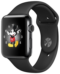 Apple Watch Series 2 38mm Space Black with Black Sport Band (MP492)