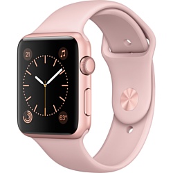 Apple Watch Series 2 42mm Rose Gold with Pink Sand Sport Band (MQ142)