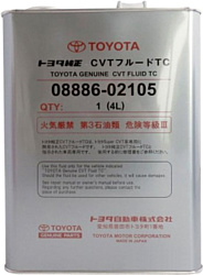 Трансмиссионное масло Toyota CVT Fluid FE 4л