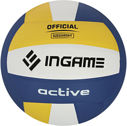Ingame Active (5 размер, белый/желтый/синий)