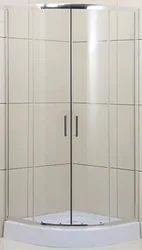 Душевой уголок BelBagno UNO-195-R-2-100-C-Cr (прозрачное стекло)
