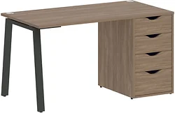 Стол для работы Riva Home Office VR.SP-3-138.4.A Anthracite (дуб аризона)