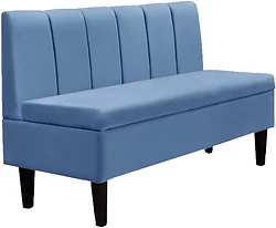 Прямой диван Mio Tesoro Лео 1320 (Velutto 47/шоколад)