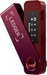 Аппаратный криптокошелек Ledger Nano S Plus (бордовый)