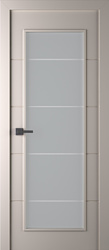 Belwooddoors Arvika 60 см (стекло, эмаль, слоновая кость/мателюкс 42)