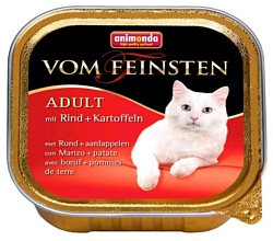 Animonda Vom Feinsten Adult для кошек с говядиной и картофелем (0.1 кг) 32 шт.