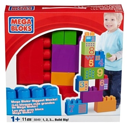 Mega Bloks First Builders 8849 Кубики с цифрами