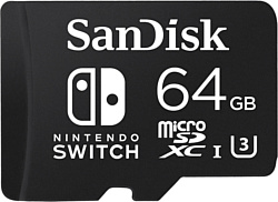 SanDisk Nintendo Switch SDSQXAT-064G-GN6ZA microSDXC 64GB