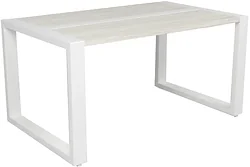 Журнальный столик Дабер 001 СЖ1.0.1.10 (белый/древесина белая) Журнальный столик Дабер 001 СЖ1.0.1.10 (белый/древесина белая)