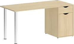 Стол для работы Riva Home Office VR.SP-3-158.1 Silver (акация лорка)