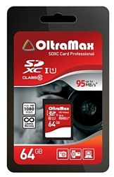 OltraMax SDXC Class 10 UHS-1 95MB/s 64GB