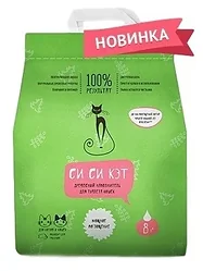 Наполнитель СиСиКэт Древесный 8л