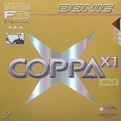 Ракетка для настольного тенниса Donic Coppa X1 Gold (max, черный)
