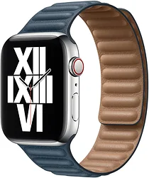 Ремешок Apple кожаный 44 мм (балтийский синий, размер S/M) MY9K2 Ремешок Apple кожаный 44 мм (балтийский синий, размер S/M) MY9K2
