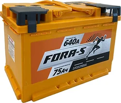 Автомобильный аккумулятор Fora-S 75 R+ (75Ah)