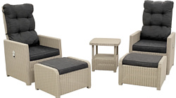 B:rattan Manchester Otto Set 2 (серый)