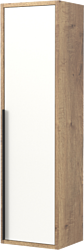 Дабер Шкаф-полупенал 015 СТ15.0.0.21Ч (дуб галифакс/белый/ручка черная)