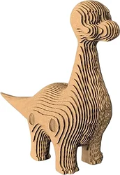 Сборная модель QBRIX Бронтозавр 3D 20060