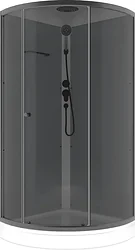 Душевая кабина Domani-Spa Simple 100x100 DS01Sm110LGrT00.Gt-V1.2-Black