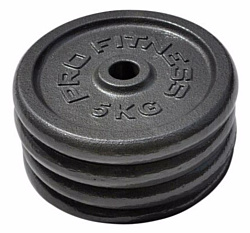 Pro fitness Cast Iron Weight Discs - 4 x 5kg