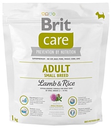 Brit Care Adult Small Breed Lamb & Rice (1.0 кг)