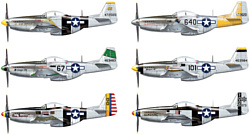 Italeri 2743 P-51 D/K Pacific Aces