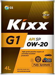 Kixx G1 SP 0W-20 4л