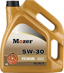 Моторное масло Mozer Premium 5W-30 API SN/CF 4л