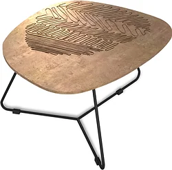 Журнальный столик Sheffilton SHT-CT52-2 (тирион/черный муар)