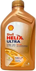 Моторное масло Shell Helix Ultra ECT C6 0W-20 1л Моторное масло Shell Helix Ultra ECT C6 0W-20 1л