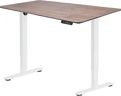 Стол для работы стоя ErgoSmart Wooden Electric Desk Prime 1300х750х27 мм (скошенный край, дуб мореный/белый) Стол для работы стоя ErgoSmart Wooden Electric Desk Prime 1300х750х27 мм (скошенный край, дуб мореный/белый)