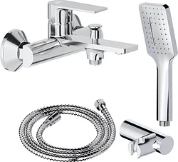 Смеситель Lauter Reef 21CK6678C + 21СКFG80101C + 21S00126 + 21CKFS90120