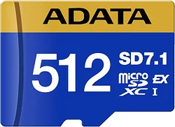 Карта памяти ADATA Premier Extreme microSDXC SD7.1 512GB UD512GEX3L1-C Карта памяти ADATA Premier Extreme microSDXC SD7.1 512GB UD512GEX3L1-C
