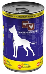 VitAnimals Консервы для собак Мясное ассорти (0.410 кг) 1 шт.