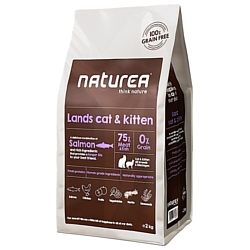 Naturea (2 кг) Lands Cat&Kitten