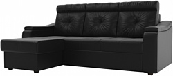 Лига диванов Джастин 105136 (левый, черный)