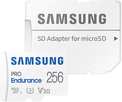 Samsung PRO Endurance+ microSDXC 256GB (с адаптером)