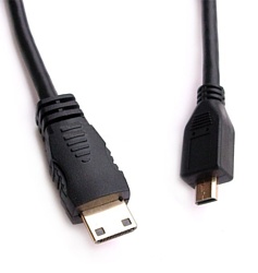 mini-HDMI male - micro-HDMI male 1.8 м