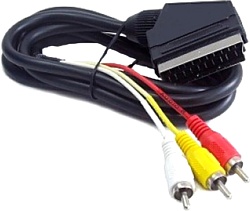 SCART - 3 RCA 1.2м