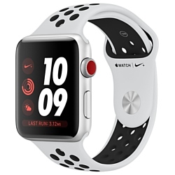 Apple Watch Series 3 Cellular 42mm Aluminum Case with Nike Sport Band