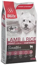 Blitz (2 кг) Adult Dog Lamb & Rice Small Breeds dry
