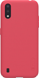 Nillkin Super Frosted Shield для Samsung Galaxy A01 (красный)