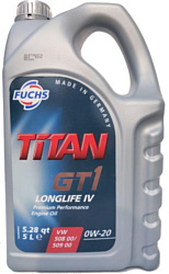 Fuchs Titan GT1 Longlife IV 0W-20 5л