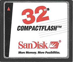 SanDisk CompactFlash MEM1800-32CF= 32MB