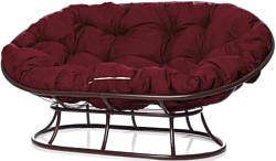 M-Group Мамасан 12100202 (коричневый/бордовая подушка)