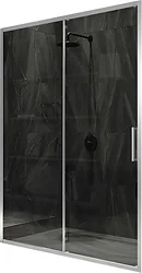 Душевая дверь MaybahGlass 195x120 MGD-1284-5 (графит стекло/хром матовый)