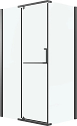 Душевой уголок Grossman Pragma 110x80x195 120.K33.03.1180.21.00 (черный матовый/стекло прозрачное)