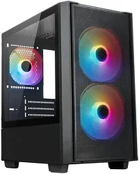 Корпус для компьютера XASTRA A400M 3FRGB (черный) Корпус для компьютера XASTRA A400M 3FRGB (черный)