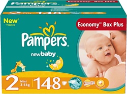 Pampers New Baby 2 Mini (148 шт)